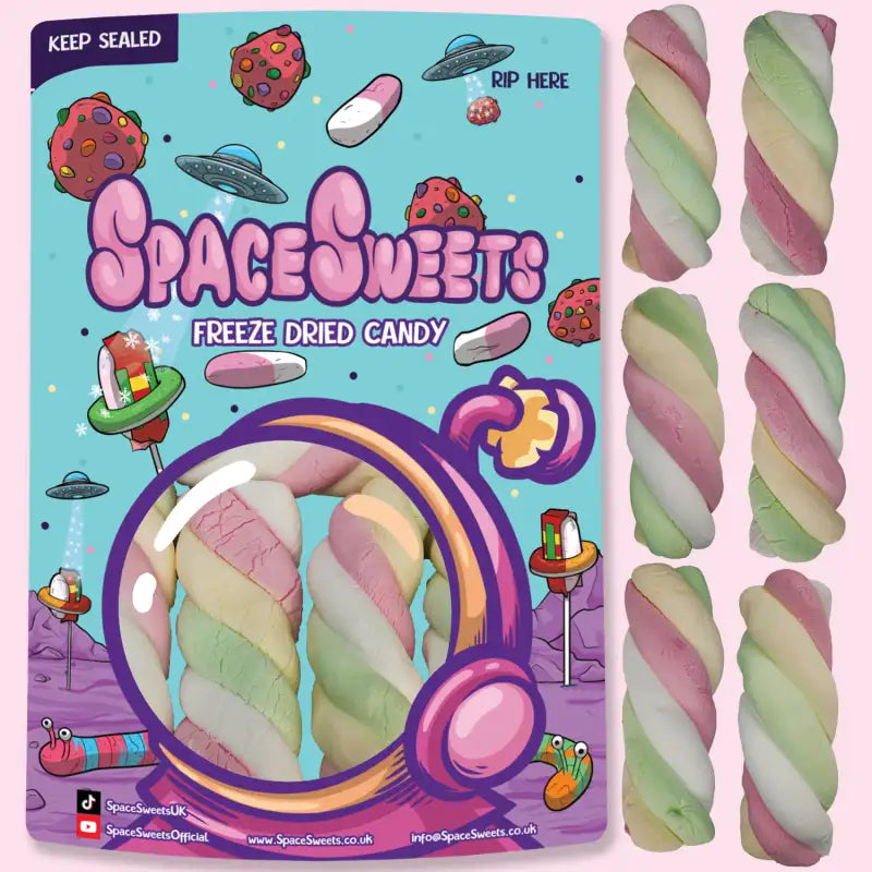 Freeze Dried Marshmallow Twists