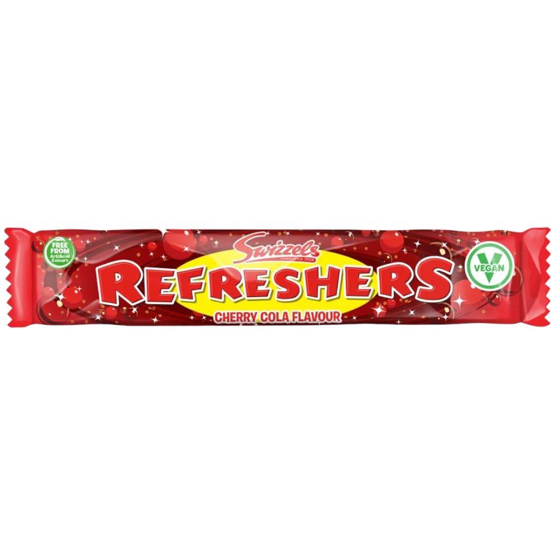 Regular Swizzels Refreshers Cherry Cola Chew Bars - 0.63oz (18g)