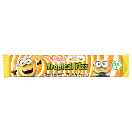 Swizzels Minions Tropical Fizz Chew Bar - 0.63oz (18g)