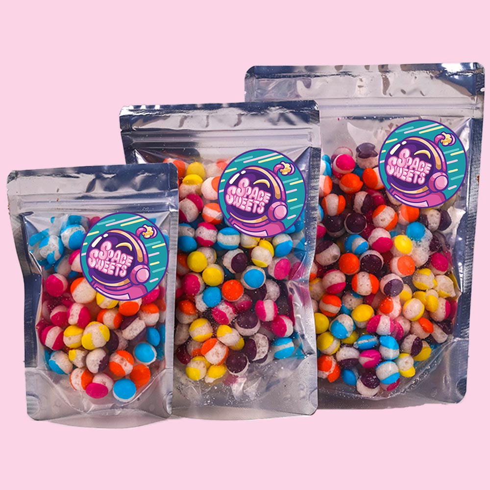 Freeze Dried Skittles Tropical - SpaceSweets UK Freeze Dried Sweets