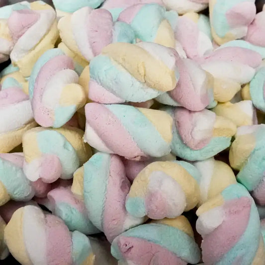 Freeze Dried Marshmallow Mini Twists (Halal)