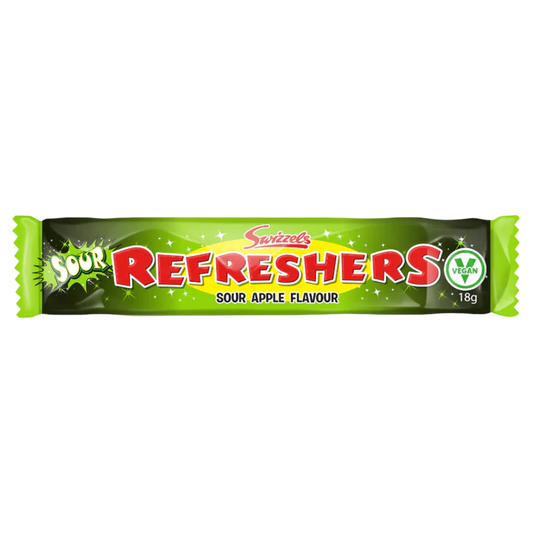 Swizzels Refreshers Sour Apple Chew Bar - 0.63oz (18g)