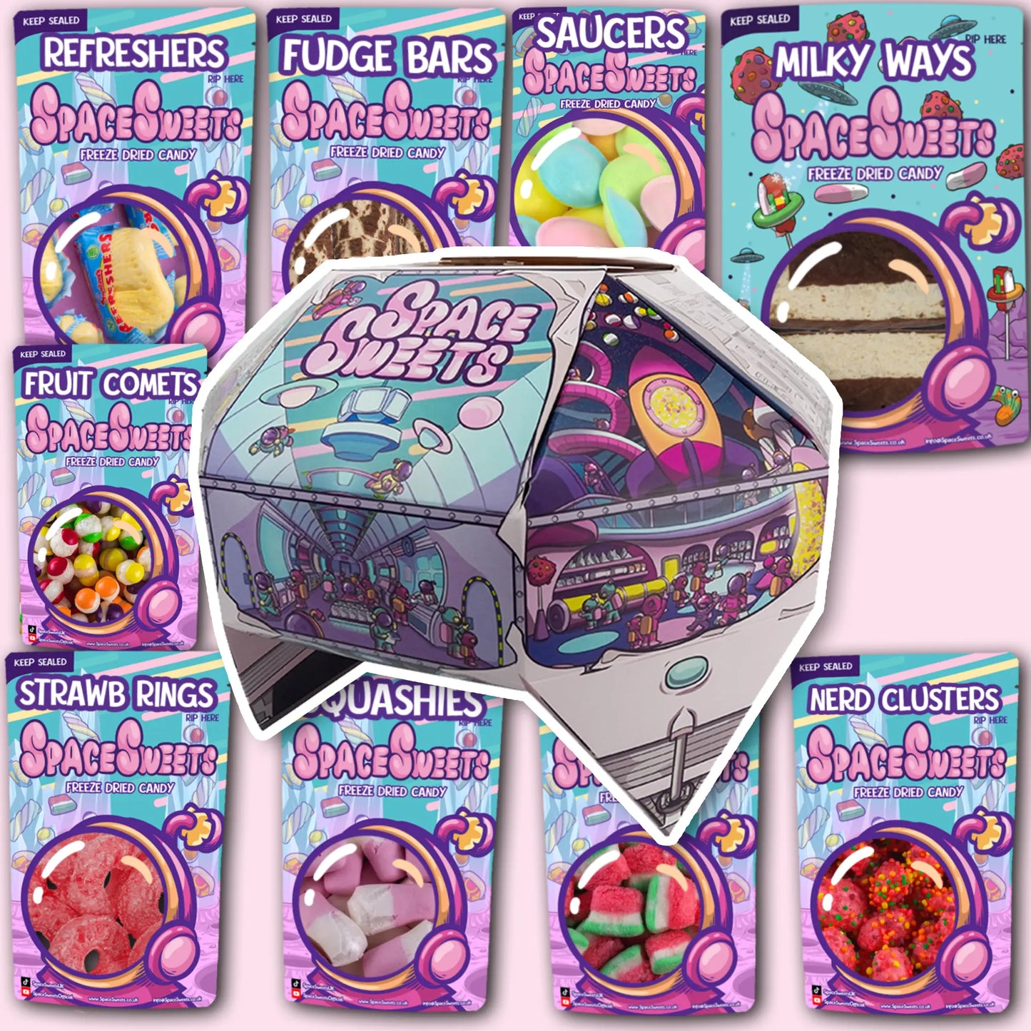 UFO Bestseller Sweet Box - 9 Packs