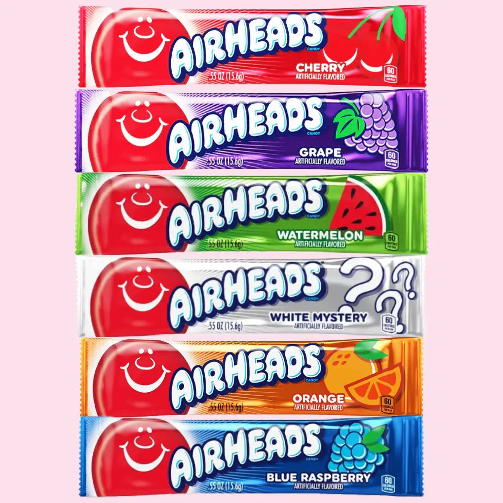 Regular Assorted Airheads 15.6g Bars (6)