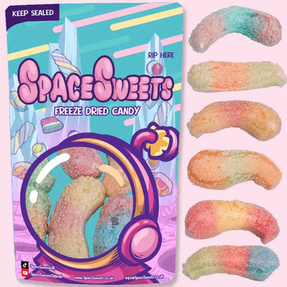 Freeze Dried Sour Worms