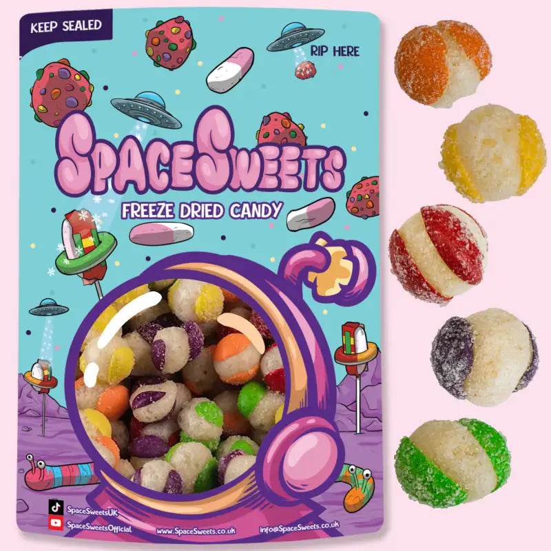 Freeze Dried MEGA SOUR Fruit Comets