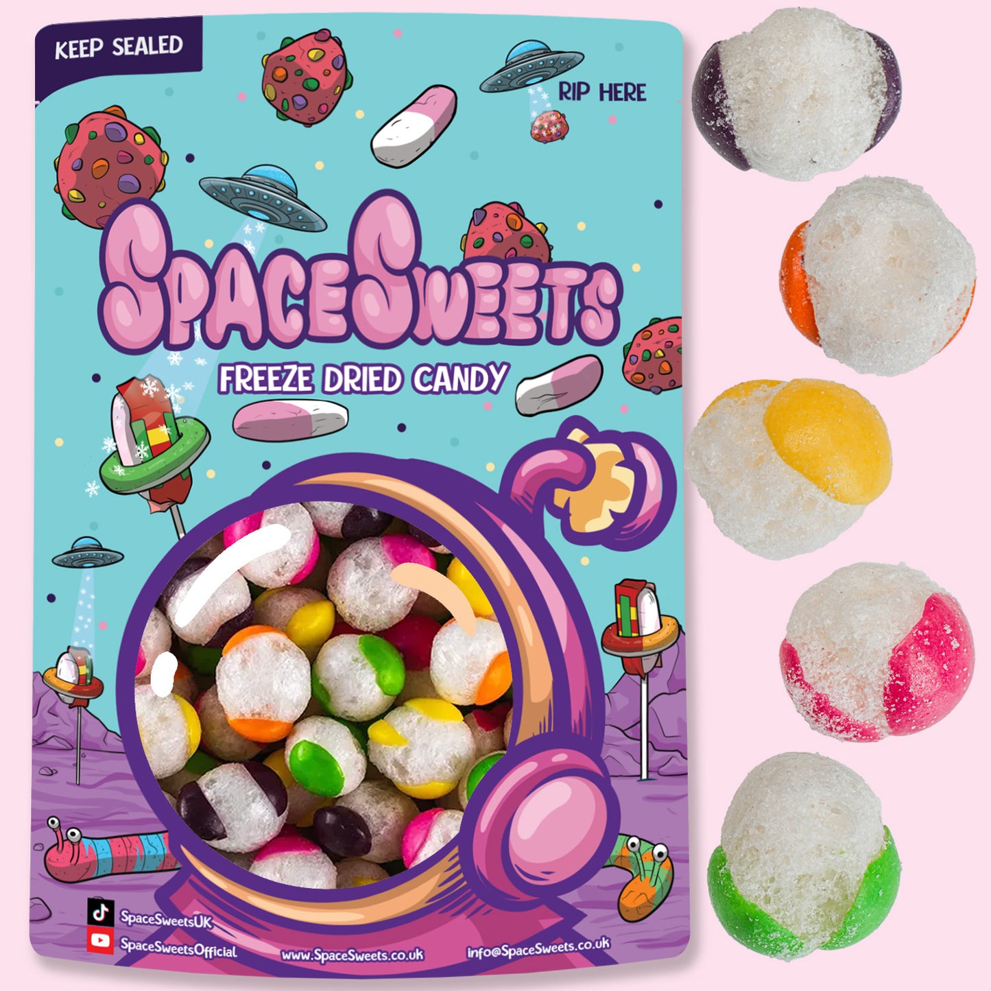 Freeze Dried Fruit Comets Sour