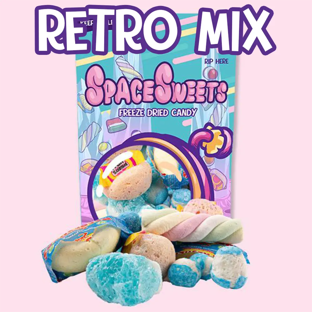 Freeze Dried Retro Mix 100g